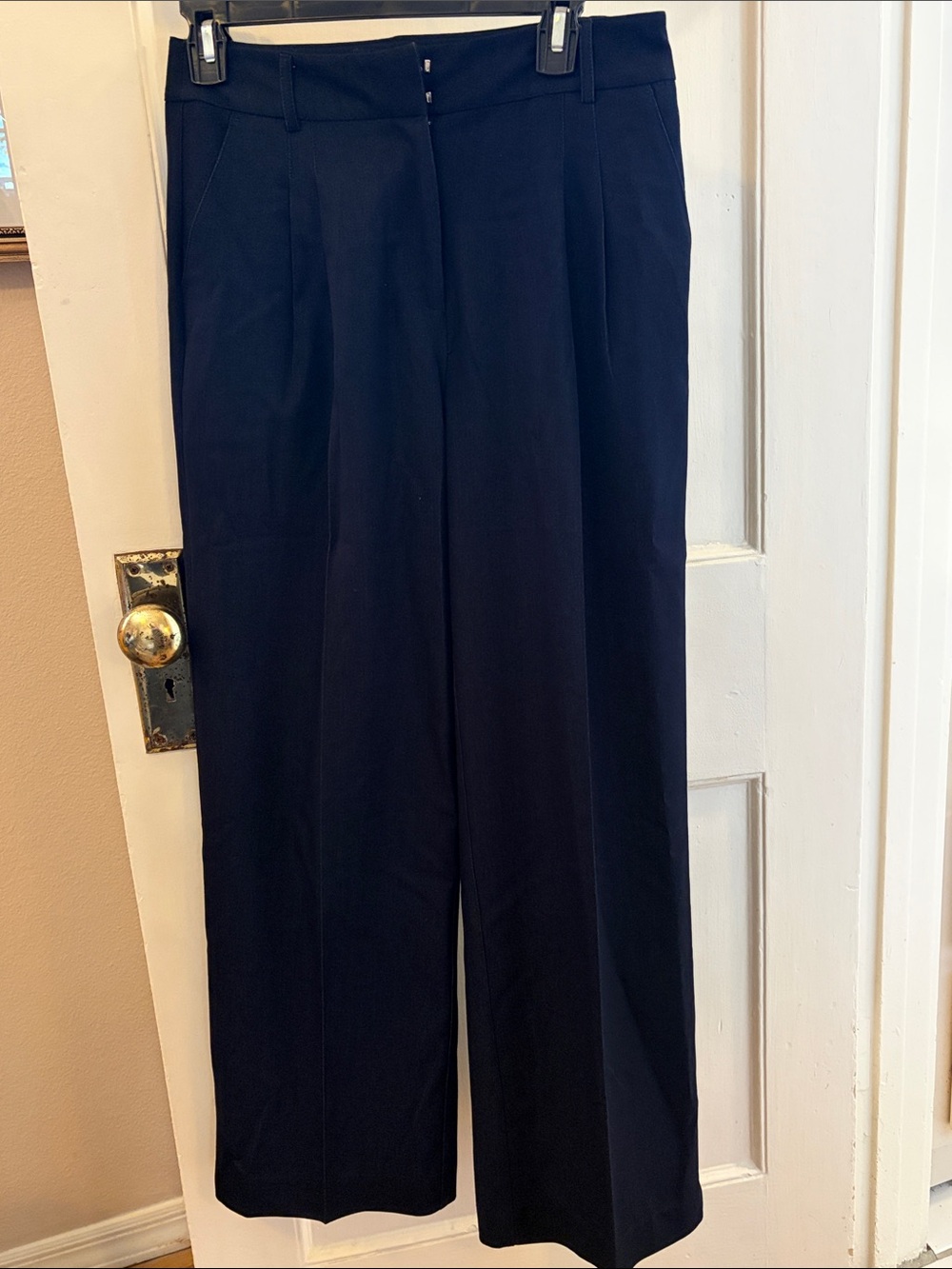 Jones New York Dark Navy High-Rise Pants